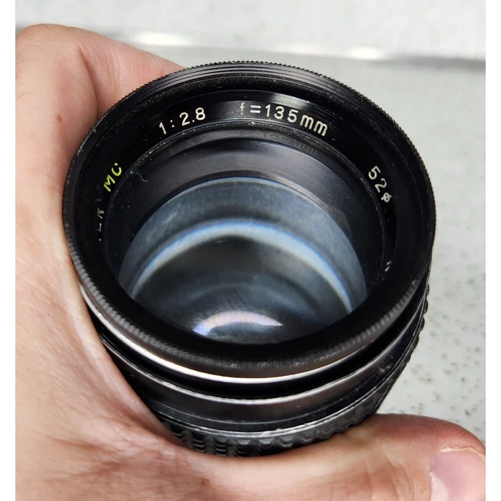 Vivitar 135mm f/2.8 & Minolta 135mm f/2.8 Promaster Camera Lenses for Pentax